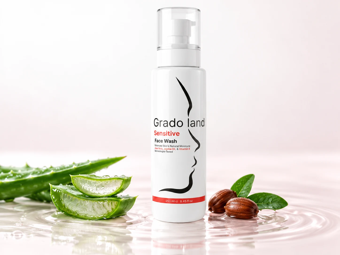 Gradoland face wash for dry & sensitive skin